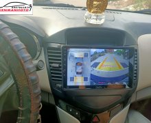 Gắn Màn Hình Android Liền Camera 360 OLED PRO Cho Chevrolet Cruze Tại Đồng Nai