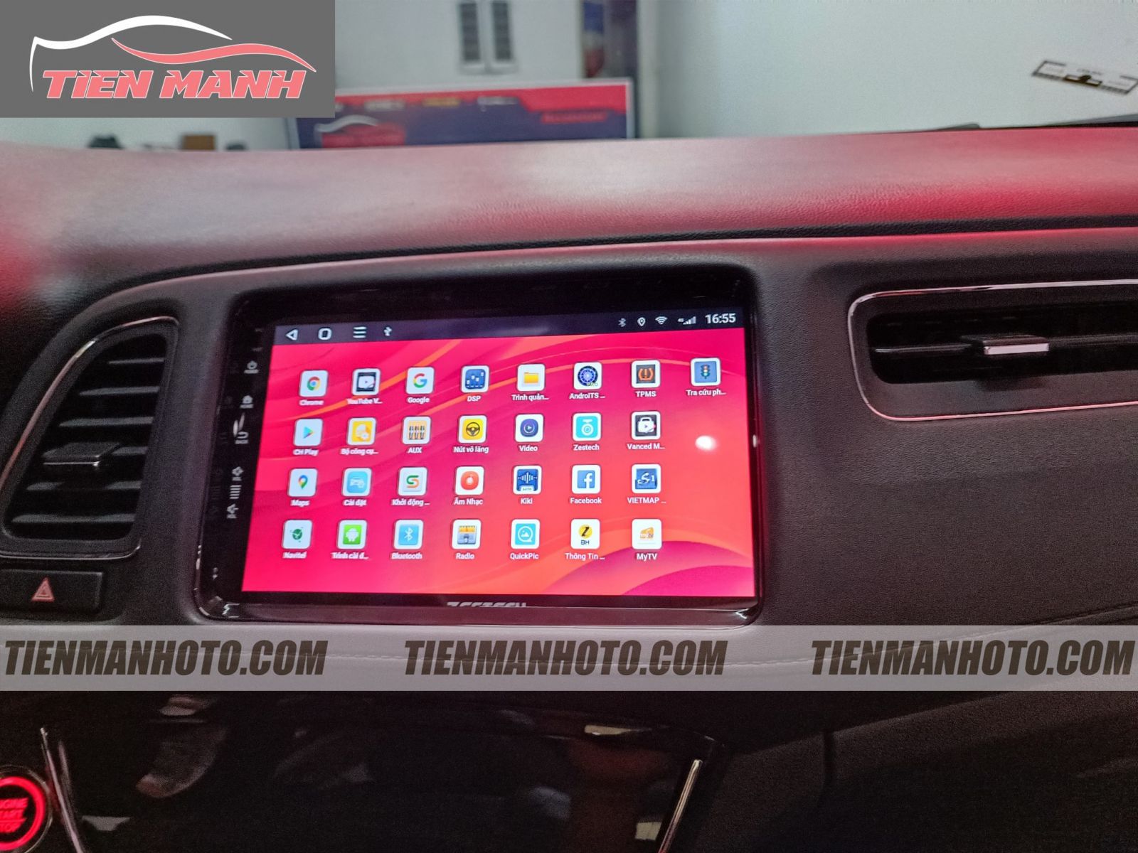 Gắn màn hình Android Z500 NEW cho Honda CRV