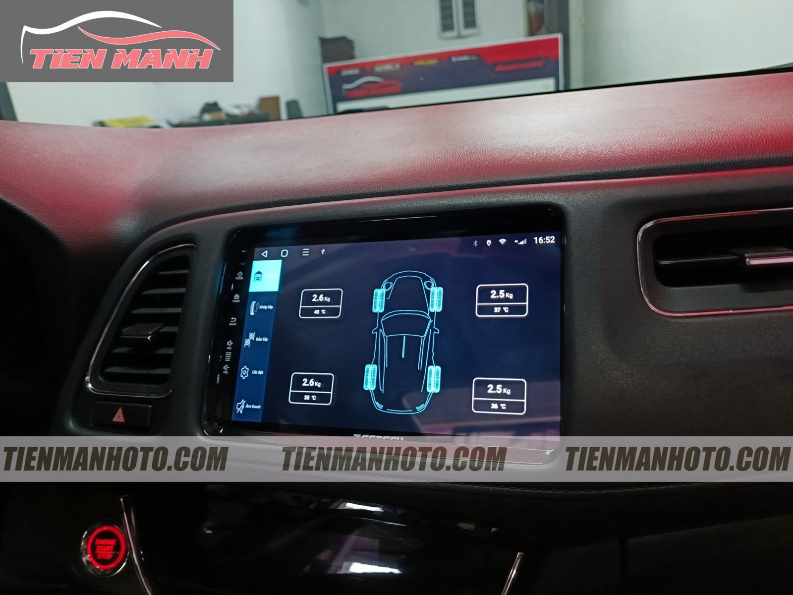 Gắn màn hình Android Z500 NEW cho Honda CRV