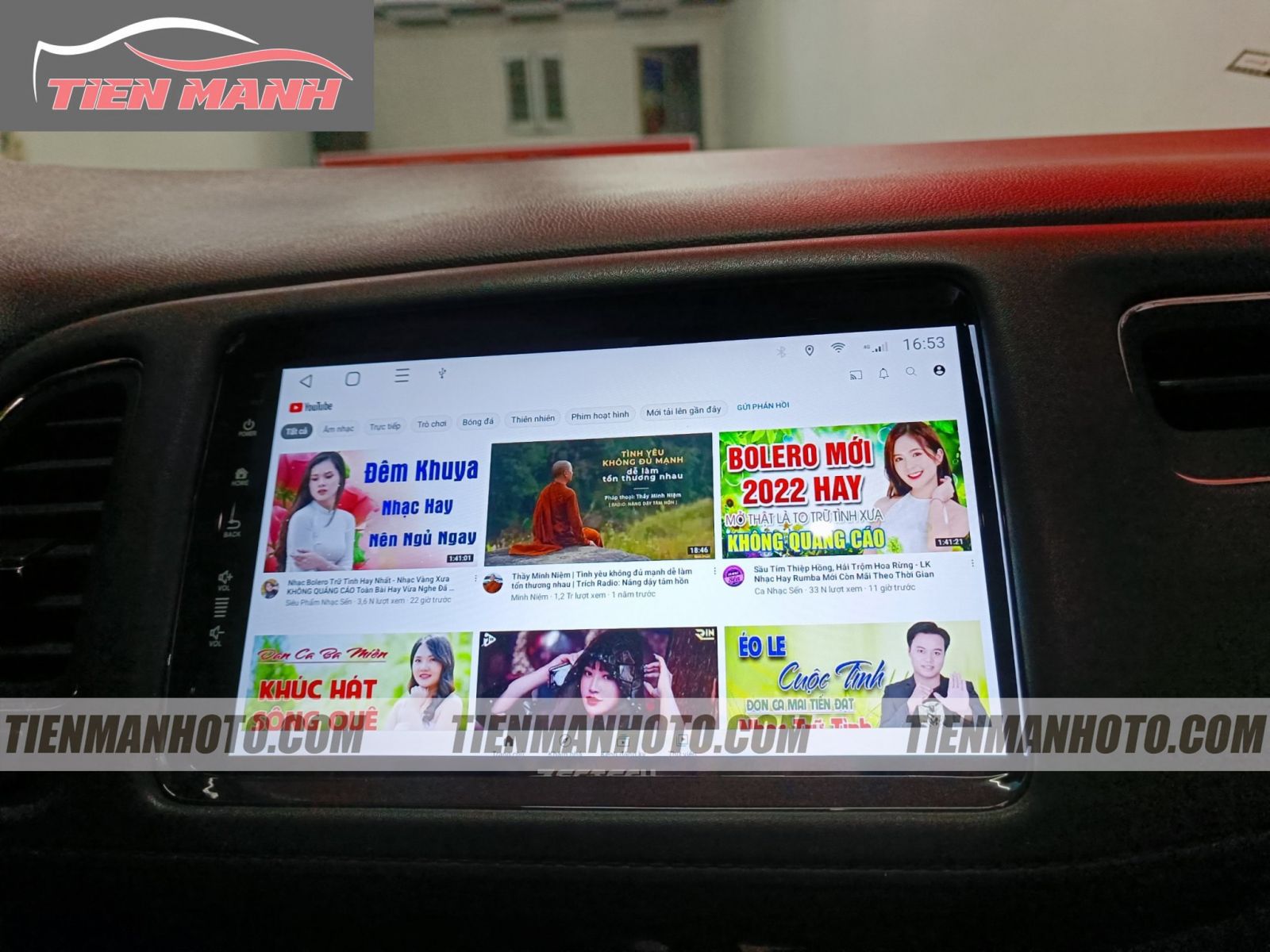 Gắn Màn Hình Android Z500 New Cho Honda HRV