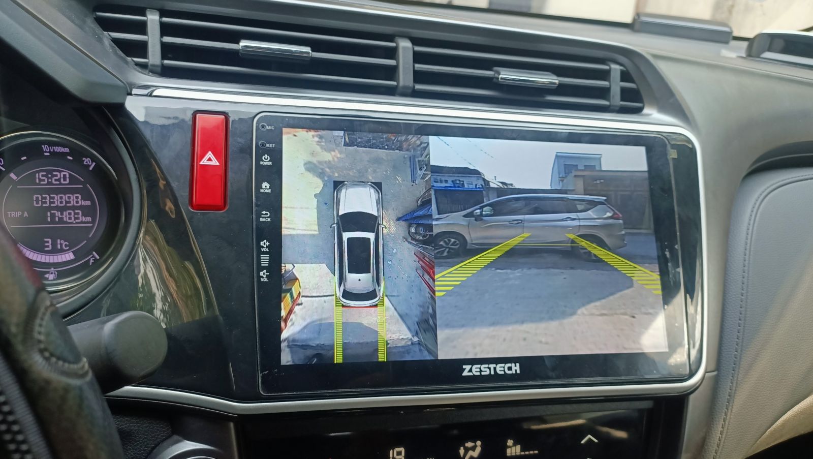 Màn hình liền Camera 360 Zestech Z800+ cho xe Honda City