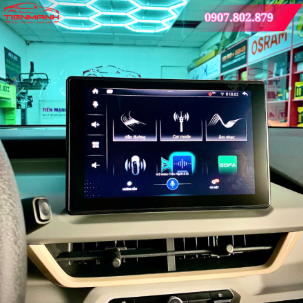 MÀN HÌNH ANDROID CHO VINFAST VF3 – TÍCH HỢP 360, HAI HỆ ĐIỀU HÀNH