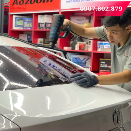 Dán phim cách nhiệt Helioz cho MG5 