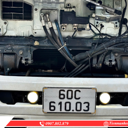 Lắp Đèn Bi Gầm 3 Nhiệt Màu Cho Xe Tải Hino 500