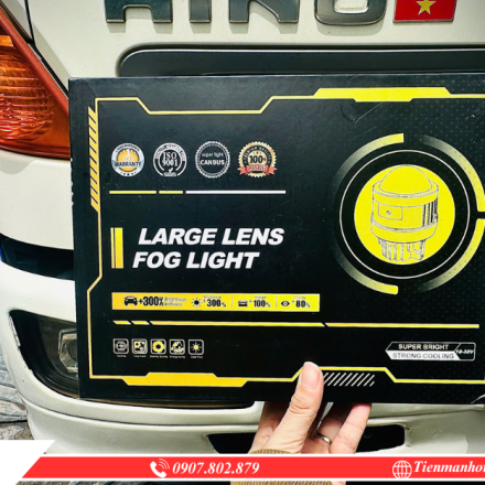 Lắp Đèn Bi Gầm 3 Nhiệt Màu Cho Xe Tải Hino 500