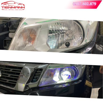 Độ đèn Biled cho Nissan Navara mới nhất năm 2025