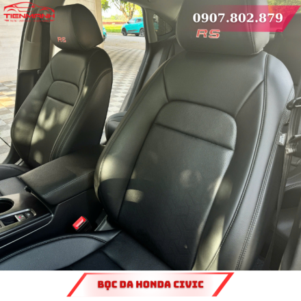BỌC GHẾ DA CHO HONDA CIVIC - UY TÍN TẠI TIẾN MẠNH AUTO
