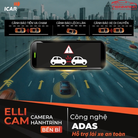CAMERA HÀNH TRÌNH ICAR ELLICAM A650S