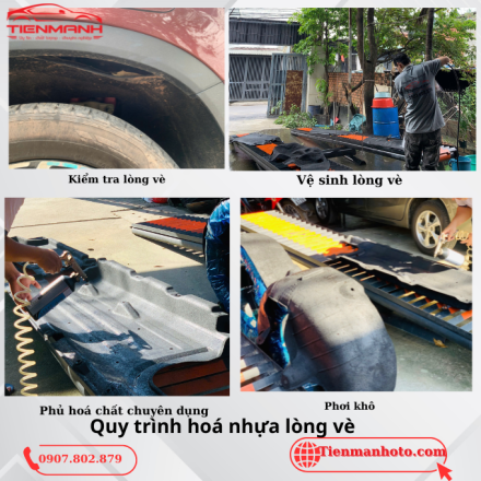 HOÁ NHỰA LÒNG VÈ NỈ CHO XE Ô TÔ | BẢO VỆ LÒNG VÈ CHỐNG XỆ 100%