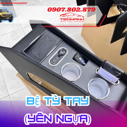 Lắp bệ tì tay cao cấp cho Vinfast VF3 2025 tại Đồng Nai