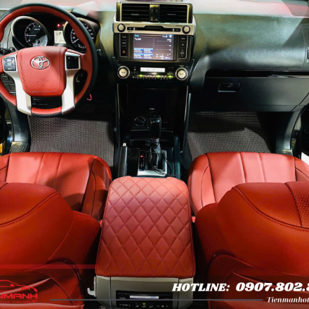 Bọc ghế da xe ô tô Toyota Prado - Da Nappa chất lượng cao 2025