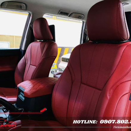 Bọc ghế da xe ô tô Toyota Prado - Da Nappa chất lượng cao 2025