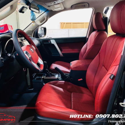 Bọc ghế da xe ô tô Toyota Prado - Da Nappa chất lượng cao 2025