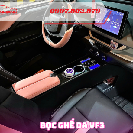 Bọc ghế da công nghiệp cho Vinfast VF3 tại Đồng Nai giá tốt