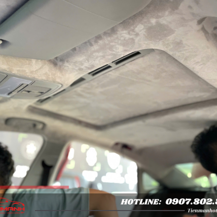 Bọc trần da lộn cực sang trọng cho MG5 giá tốt tại Đồng Nai