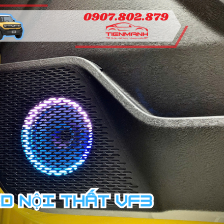 Độ Led nội thất xe Vinfast VF3 tại Đồng Nai