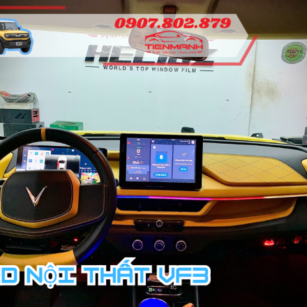 Độ Led nội thất xe Vinfast VF3 tại Đồng Nai