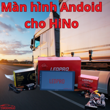 Màn hình android Ledpro cho xe tải Hino tại Đồng Nai