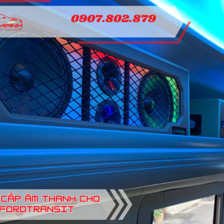 Độ loa cho FordTransit 2025 - Tích hợp hát karaoke