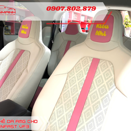 Bọc ghế da cho Vinfast Vf3 giá tốt tại Đồng Nai