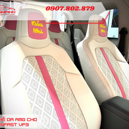 Bọc ghế da cho Vinfast Vf3 giá tốt tại Đồng Nai