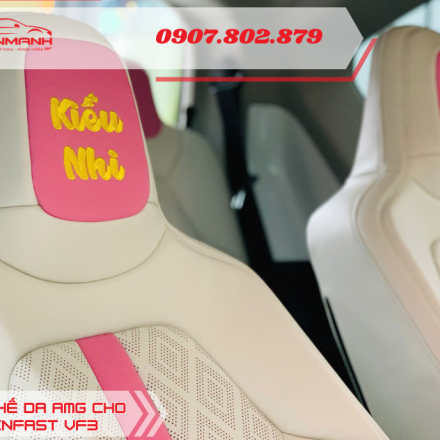 Bọc ghế da cho Vinfast Vf3 giá tốt tại Đồng Nai