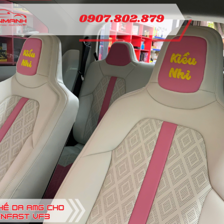 Bọc ghế da cho Vinfast Vf3 giá tốt tại Đồng Nai