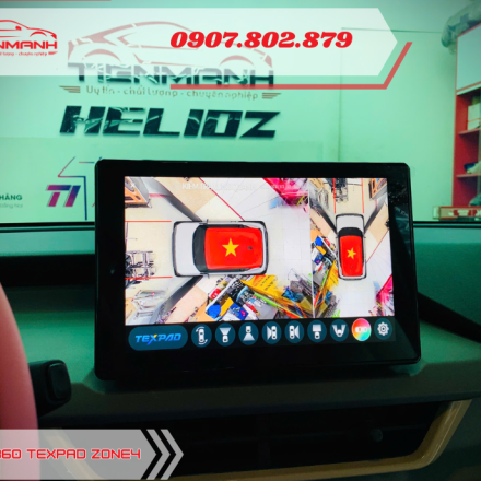 Lắp camera 360 Texpad Zone 4 cho Vinfast VF3 giá tốt tại Đồng Nai