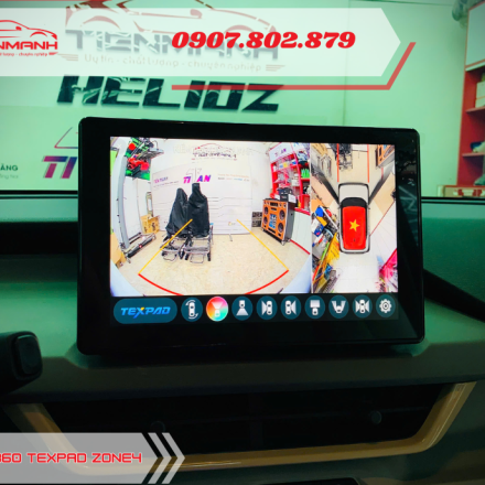 Lắp camera 360 Texpad Zone 4 cho Vinfast VF3 giá tốt tại Đồng Nai