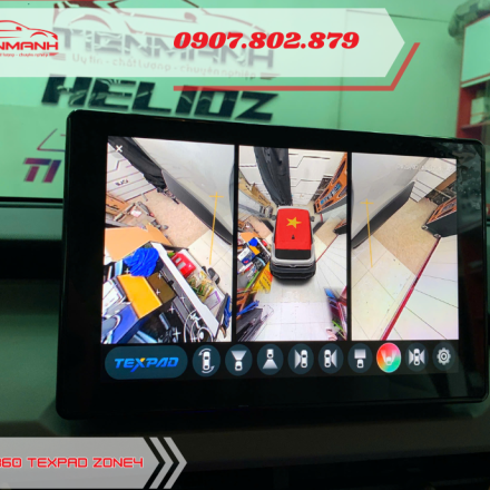 Lắp camera 360 Texpad Zone 4 cho Vinfast VF3 giá tốt tại Đồng Nai