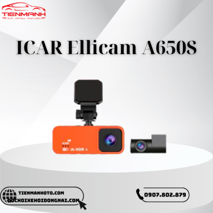 CAMERA HÀNH TRÌNH ICAR ELLICAM A650S
