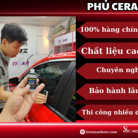 PHỦ CERAMIC CHO Ô TÔ  